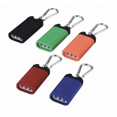 China Magnet Control Items ABS Mini Cheap Magnet Control Keychain Promotional Flashlight for sale