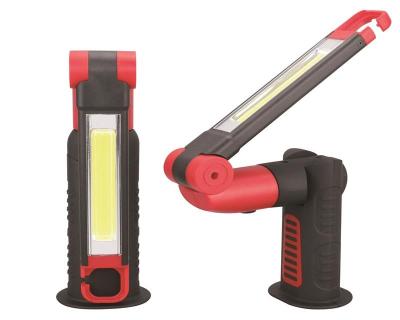 China Light Body Can Be Light Flexible New Design COB Fold LED Work Light Flexible Magnetic Operating Flashlight With Stand for sale