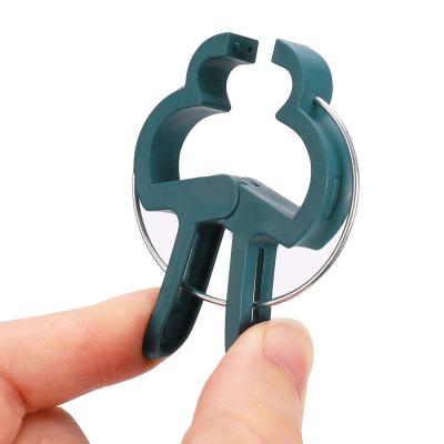 China Fixed Vines Supporting Straightening Plant Stems Stems and Green Vines Gardening Flower Plant Lever Loop Clamp Clips for sale