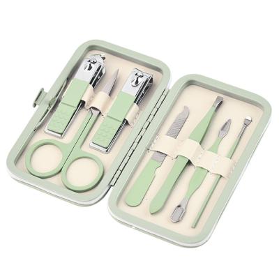 China High Quality Dry Skin Remover Women Man Nail Clippers Beauty Tools 7pc Travel Manicure Set for sale