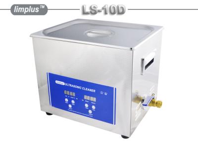 China LS -10D 10 Liter Stainless Steel Ultrasonic Gun Cleaners 1 year warranty for sale