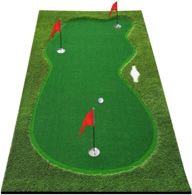 China Golf Putting Practice Golf Putting Green/Professional Golf Practice Mat Training Mats-Golf Challenging Green Putter For Indoor/Outdoor for sale