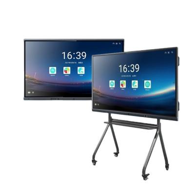 China Meeting 65 Inch Finger Touch Screen Smart LCD Multi Display Classroom Digital Electronic Interactive Whiteboard for sale