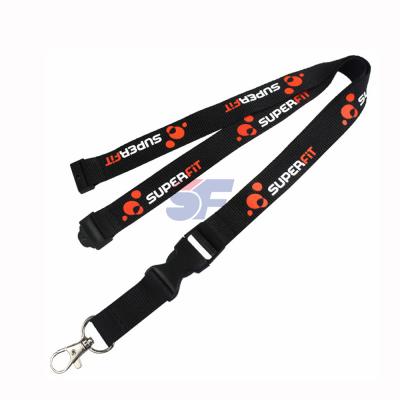 China Promotional Gifts Printed Lanyard With Custom Logo No MOQ 2018 Lanyard Black Released for sale