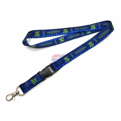 China Promotional Gifts Customized Heat Transfer Printing Lanyard Dye Sublimation Lanyard for sale