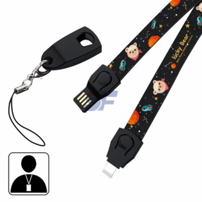 China Red Usb Lanyard Tool Lanyard Unique Promotional Gifts Transfer Plain Polyester Thickness Lanyard for sale