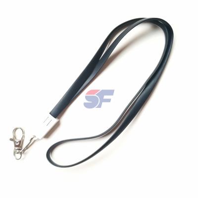 China Promotional popular gifts mini usb lanyard /usb charging lanyard for sale