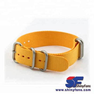 China Promotional Gifts NATO Watch Band High Quality Genuine Leather Watch Straps for sale