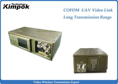 China UAV Long Range COFDM Video Transmitter 100KM Wireless Digital Transmitter for sale