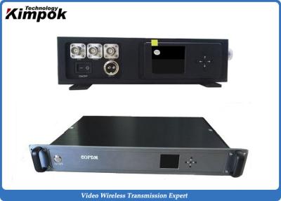 China SDI/transmisor video LLENO IP66 del vatio HD del transmisor inalámbrico y del receptor 5-20 de BNC COFDM en venta