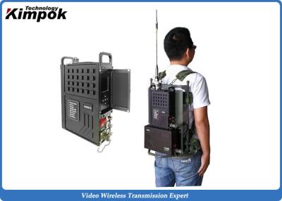 China 20W Manpack COFDM Video Transmitter 5-10km NLOS Body Worn Transmitter Real-time Transmission for sale