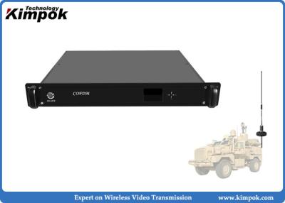 China 1.5U Vehicle Mounted HD COFDM Receiver 1080P Wireless AV Receiver Real-time Transmission for sale