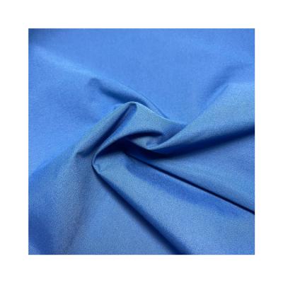 China Water Resistant Micro Fiber Fabric Plain Weave Dyeing With PVC Coating Waterproof For Rain Coat for sale