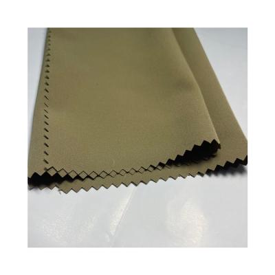 China Waterproof Polyester Imitate Memory Fabric 150D*21S Thick Plain Weave Windproof For Coat Jacket Down Jacket And Workwear for sale