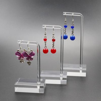 China Assembled Elegant Design Plexiglass Acrylic Earring Display Stand Holder For Earrings for sale