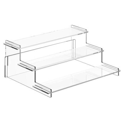 China Easy Assemble Clear Acrylic Display Shelf For Cupcake Cosmetics Perfume organizer for sale