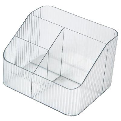 China Acryltransparente Kosmetik-Lagerbox Make-up-Organisator Acrylkosmetik-Halter für das Bad zu verkaufen