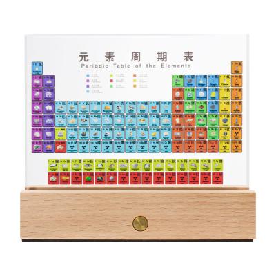 Chine Ensemble de cadeaux de table périodique d'éléments chimiques acryliques personnalisés pour l'apprentissage des sciences créatives et cadeaux d'anniversaire pour les étudiants à vendre