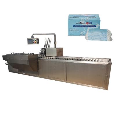 China Automatic Horizontal Carton Box Packing Machine For Mask / Tube / Bottle / Soap / Glove / Beverage Cartoning Machine for sale