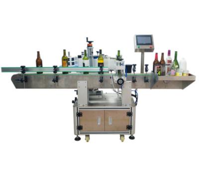 China Automáticamente máquina de etiquetado llena de la botella redonda rotulador manual de la botella redonda con el CE GMP de la impresión del código de fecha en venta