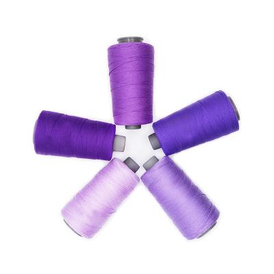 China High Tenacity New Arrival High Quality 100% Spun Polyester 20/3 Colorful Violet Polyester Sewing Thread For Garment for sale