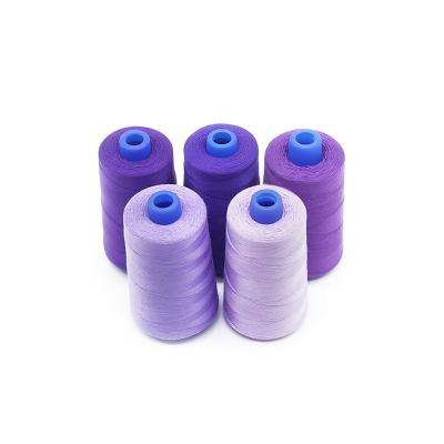 China High tenacity china maker 20/2 100% spun polyester sewing thread for sale