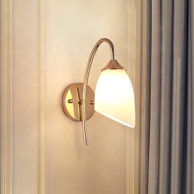 China Small Modern Indoor Gold Wall Lamps For Living Room for sale