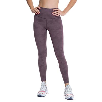 China Yoga cropped high quality seamless nylon tight fitting sports shockproof breathable long sleeve pants for sale