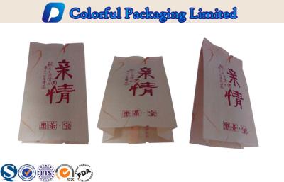 China Heat sealing Waterproof Tea Packaging Bags , kraft paper stand up pouch for sale