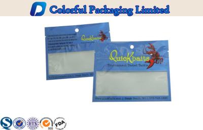 China Customized PET / PE Fishing Lure Packaging Bags with Aluminum lined for sale