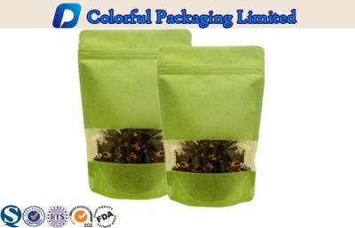 China Zipper Sealed CMYK / Pantone Matte Black Stand up Pouch For Tea Packing for sale