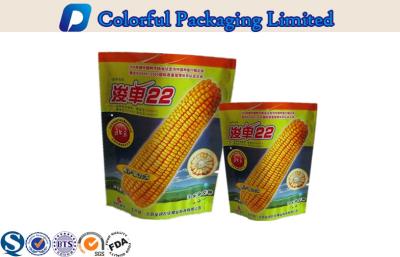 China OEM Corn Shining Plastic Stand Up Pouch for pet food , spices , sauces , meat for sale