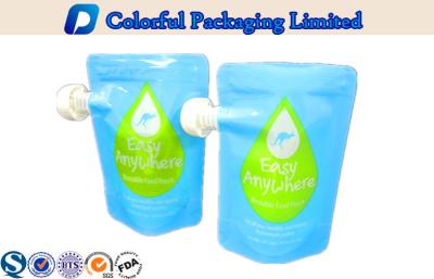 China Stand Up Zippper Spout Pouch for Liquid  , Spout Bags for Beverage Packaging for sale