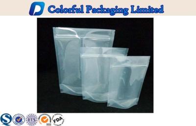 China Customized Plastic Stand Up Pouches /  Zipper Top With Food Grade for sale