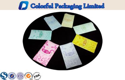 China Colorful Printing Metallic Tea Packaging Bags / Medium Sealing Bag For Tea Packing for sale