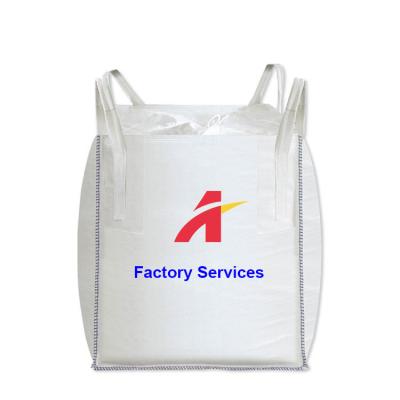 China 1 Ton 1000kg Packing Bitumen Breathable Asbesto Stacking Big Large PP Woven Sandbag for sale