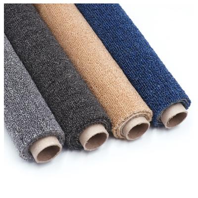 China Washable Floor Roll Hotel Room PP Tufted Wall To Wall Loop Pile Desk Mat For Office for sale