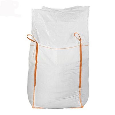 China 1 Ton Resistance Bulk Bag Breathable UV Top Duffle Flat Bottom FIBC Black Color for sale