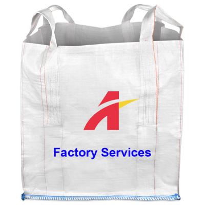 China Heavy Duty Food Grade 1 Ton PP Woven Bag Plastic Jumbo Fibc for sale