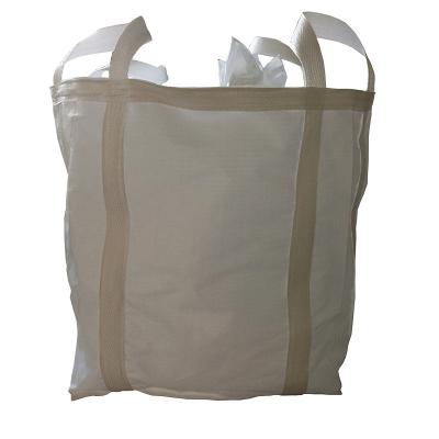 China ANTISTATIC FIBC 1 Ton Jumbo Top Open Flat Bottom Big Bag For Packing Cement Rice for sale