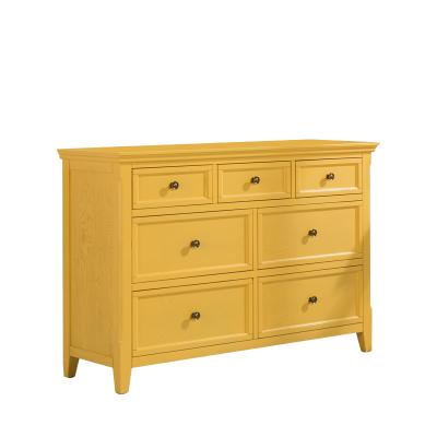 China Original Yellow Desige Chest Of Drawers Show Dining Room Buffet Cabinet Sideboard Console Cabinet for sale