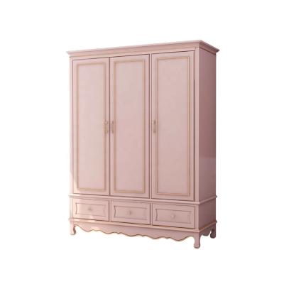 China Original Kars Design Bedroom Furniture Wall Cabinet Amoires Rose Green French Wardrobes for sale