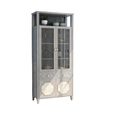 China Storage Wine Arch Dining Sets Bookcase Display Cupboard Cabinet With Glass Door for sale