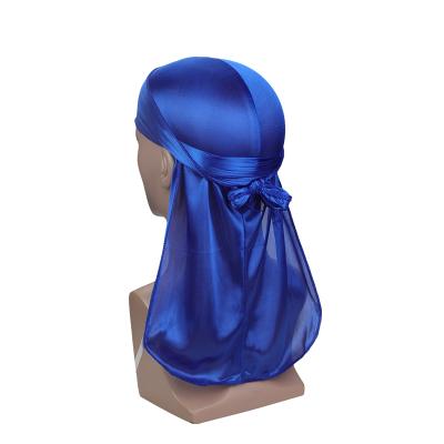 China Low Designer Common Silk Durags With Logo Custom MOQ Silky Durag And Cap From Common High Quantity For Men for sale