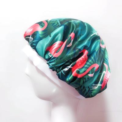 China Image Designer Print Custom Hair Durags High Quality Silk Hoods for sale