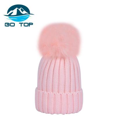 China 2018 COMMON Winter 100% Knitted High Quality Winter Hats Women for sale