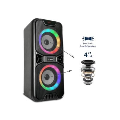 China NEW Wireless USB Powered Audio System 5v Multimedia TWS Portable Wireless Speakers With Built-in FM Radio BT Light USB TF Battery Cable for sale