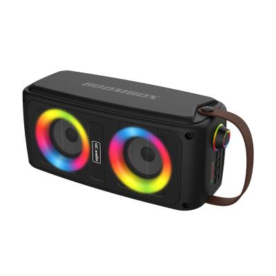 China New Arrival Portable Wireless Mega Bass BT Outdoor Wireless Speaker With Colorful Lightweight USB Radio Rechargeable Battery tf MIC fm in it for sale