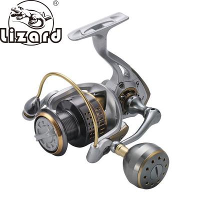 China Full Metal Aluminum Alloy Lizard Reel Fishing Drag 10+1stainless Big Bearing 5.2 Speed ​​Ratio Spinning Reel for sale