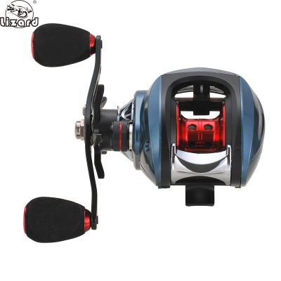 China Plastic + Metal Lizard Fishing 17+ 1BB 6.3:1 Baitcasting Reels Left / Right Bait Casting Fishing Reel for sale